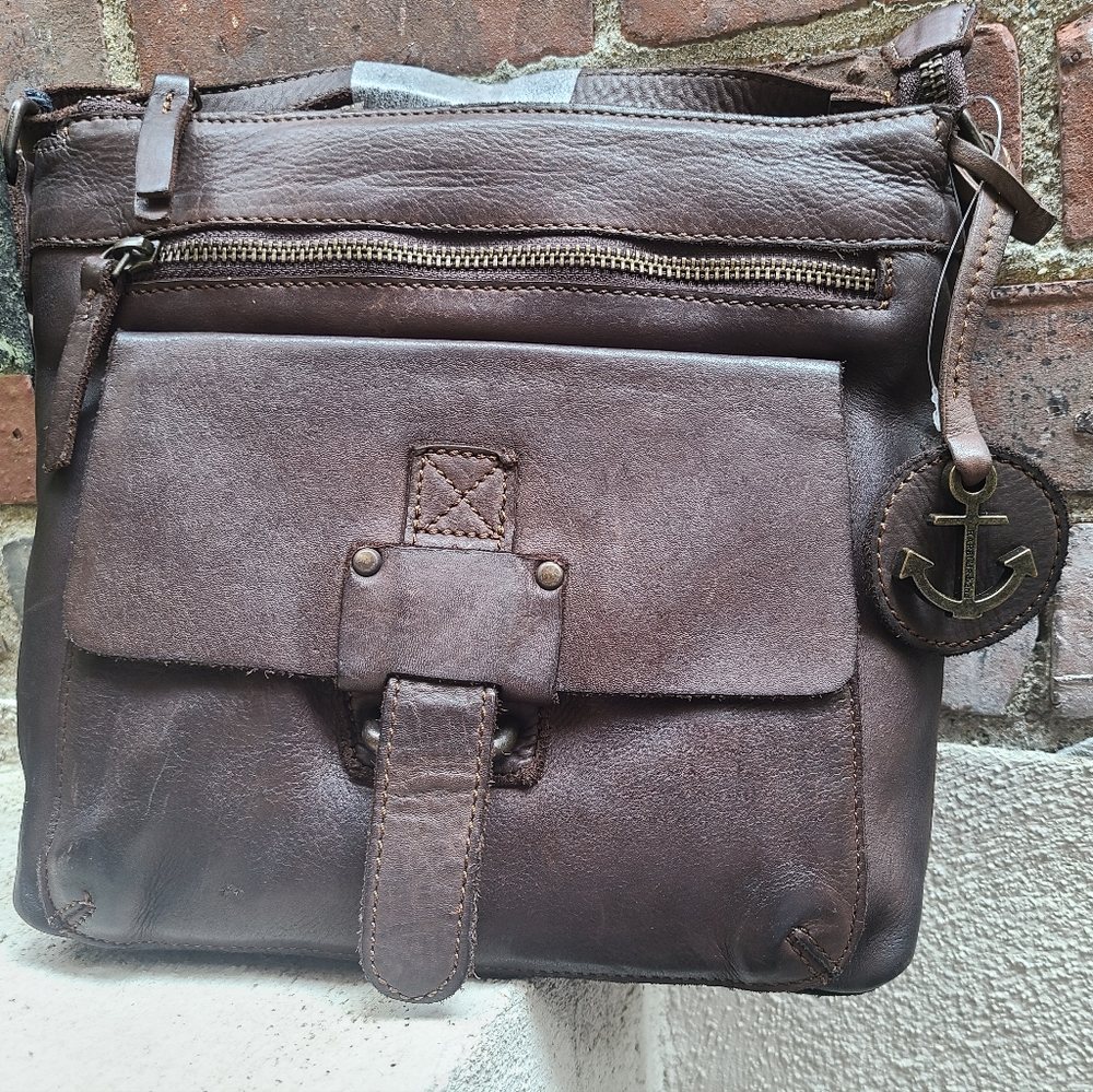 New Harbour 2nd Hazel Chocolate brown Crossbody Bag